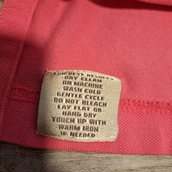 Peter Millar Mens XL Pink Double Mercerized Cotton Polo Short Sleeve Sun Valley - Picture 11 of 12